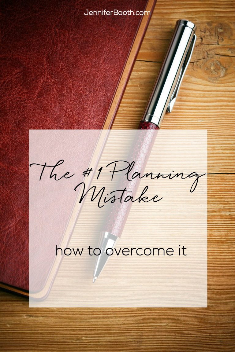 The #1 Planning Mistake