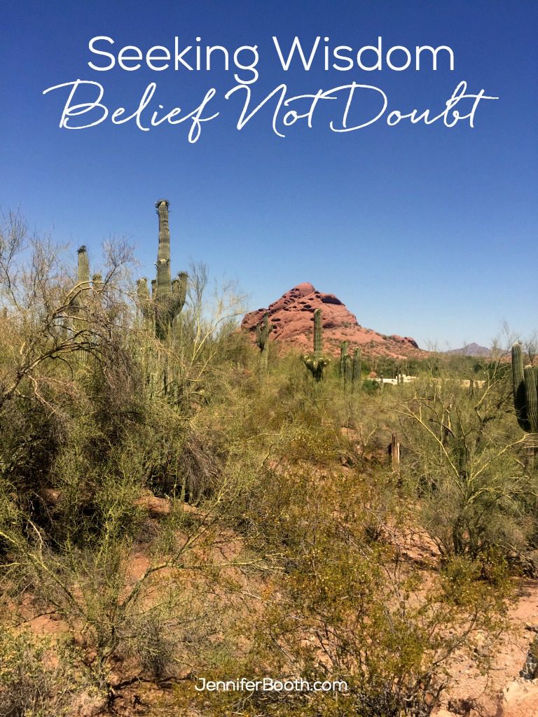 Seeking Wisdom…Belief Not Doubt